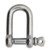 Extreme Max 3006.8252 BoatTector Stainless Steel D Shackle - 3/4"