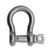 Extreme Max 3006.8336 BoatTector Stainless Steel Anchor Shackle - 1"