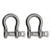 Extreme Max 3006.8333.2 BoatTector Stainless Steel Anchor Shackle - 7/8", 2-Pack
