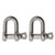 Extreme Max 3006.8282.2 BoatTector Stainless Steel Chain Shackle - 7/8", 2-Pack
