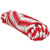 Extreme Max 3008.0169 Solid Braid MFP Utility Rope - 1/2" x 10', Red / White
