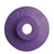 Extreme Max 5900.1161 Round Plastic Backers - Purple, Pack of 48