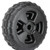 Extreme Max 3005.3729 Heavy-Duty Plastic Roll-In Dock / Boat Lift Wheel - 24"