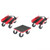 Extreme Max 5800.2000 Economy Snowmobile Dolly System - Red