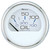 Faria 13802 Chesapeake Stainless Steel Oil Pressure Gauge (80 PSI) - 2", White - 13802