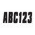 Hardline BLK350EC 350 Series 3" Letter/Number Kit - Solid Black - BLK350EC