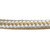 Sea-Dog 302110100G/W-1 Double Braided Nylon Anchor Line with Thimble - 3/8" x 100', Gold/White - 302110100G/W-1