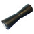 C.H. Yates 12000 Black Rubber Heavy Duty 'V' Keel Roller - 12 in. x 0.625 in. - 12000