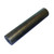 C.H. Yates 12243-5 Black Rubber Molded Straight Side Guide Roller - 12 in. x 2.5 in. x 0.625 in. - 12243-5