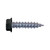 AP Products 012-TR500 BL 8 X 3/4 Black #8 Hex Washer Head Screw - 3/4 in., Pack of 500 - 012-TR500 BL 8 X 3/4
