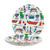 Camco 53377 7" Paper Plates - Campsite Pattern, 25-Count - 53377