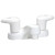 Phoenix Faucets by Valterra PF222201 Catalina Two-Handle 4" Bathroom Faucet with 2" Spout - White - PF222201