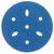 3M 36168 Hookit Blue Sandpaper 5" Disc - 600 Grade Multi-Hole, 50/Bx - 7100091241 3M 36168 Hookit Blue Sandpaper 5" Disc - 600 Grade Multi-Hole, 50/Bx - 7100091241
