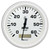 Faria 33132 Dress Tachometer Gauge with Hourmeter 6000 RPM - White, 4" - 33132