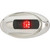 Attwood NV4012SSR-7 Sidelights Vertical - Port, Red/Stainless - NV4012SSR-7