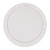 Beckson DP61-W Pry-Out Deck Plate - 6" with Smooth Center, White - DP61-W
