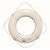 Jim-Buoy GW-30 U.S.C.G. Approved G-Series Life Ring - 30", White - GW-30