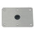 Attwood 64839 Lock'N-Pin 3/4" Pin Base - Stainless Steel with Nylon Bushing, Non-Threaded - 4" x 8" - 64839