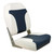 Springfield Marine 1040667 High Back Folding Chair - White/Blue - 1040667