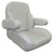 Suite Marine SM9732010109 Boat Seat Captain Chair - Gray - SM9732010109
