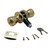 AP Products 013-220 Entrance Door Knob-Knob Lock Set - Polished Brass - 013-220