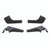 Camco 42452 Gutter Spout Wide / Long Black 4 Pack - 42452