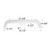 Icon 01541 Tandem Axle Fender Skirt FS760 for Fleetwood - Polar White - 1541