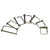 JR Products 01224 Safety Lock Pin - 1/4" x 1-3/4" Usable Length - 1224
