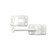 JR Products 10414 Plastic T-Style Door Holder - Polar White, 3-1/2" - 10414