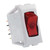 JR Products 12505 Illuminated 12V On/Off Switch - Red/White - 12505