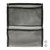 ObeCo OBPR-2420BLACKMSSD Mesh Pocket - 24" x 20", Black (2-Pocket) - OBPR-2420BLACKMSSD