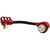 Valterra A10-5050D90VP Mighty Cord 90° Detachable 12" Adapter Cord - 50AM to 50AF, Red (Carded) - A10-5050D90VP