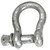 Whitecap S-1533P Galvanized Steel Shackle for 7/16" Rope Size - S-1533P