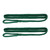 Extreme Max 3006.2582 BoatTector Premium Double Braid Nylon Fender Line Value 2-Pack - 3/8" x 6', Sacramento Green - 3006.2582