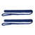 Extreme Max 3006.2606 BoatTector Premium Double Braid Nylon Fender Line Value 2-Pack - 3/8" x 6', Blue with Reflective Tracer - 3006.2606