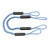 Extreme Max 3006.2735 BoatTector Bungee Dock Line Value 2-Pack - 4', Blue/White - 3006.2735