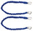 Extreme Max 3006.2783 BoatTector High-Strength Line Snubber & Storage Bungee, Value 2-Pack - 18" with Compact Hooks, Blue - 3006.2783