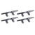 Extreme Max 3006.6765.4 Stainless Steel Open-Base Herreshoff Cleat - 6, Value 4-Pack - 3006.6765.4