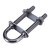 Extreme Max 3006.6768 Stainless Steel Bow Eye - 1 Eye Diameter, 2-3/4 Twin Shank - 3006.6768