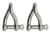 Extreme Max 3006.8213.2 BoatTector Stainless Steel Twist Shackle - 1/4", 2-Pack - 3006.8213.2