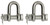 Extreme Max 3006.8348.2 BoatTector Stainless Steel Bolt-Type Chain Shackle - 7/16", 2-Pack - 3006.8348.2