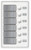 Blue Sea Systems - 6 Pos. Vertical White Panel - 8273