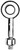 Chicago Hardware - Eye Bolt Galv 3/8 X 8 - 80545