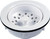 JR Products - Large Kitchen Strainer White - 95275
