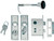 Perko - Mortise Lock Set W/bolt - 0927DP0CHR