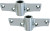 Perko - Side Mnt Rowlock Sockets (1pr - 1187DP0CHR