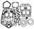 Sierra - Yamaha L/u Seal Kit - 18-2799
