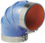 Trident hose - Elbow 2in 90d W/clamps Blu Sil - 290V2000SS