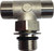 Uflex - T-fitting Boss Style Nickel - 71955T
