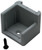 T-H Marine - Door Stop Gray W/ribs Left - DS1LDP
